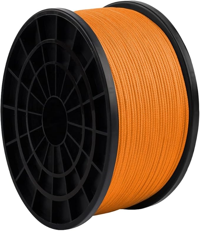 HERCULES Type III Paracord 550 Paracord Rope Parachute Cord, 100' Neon Orange for Camping Cord, Survival Rope