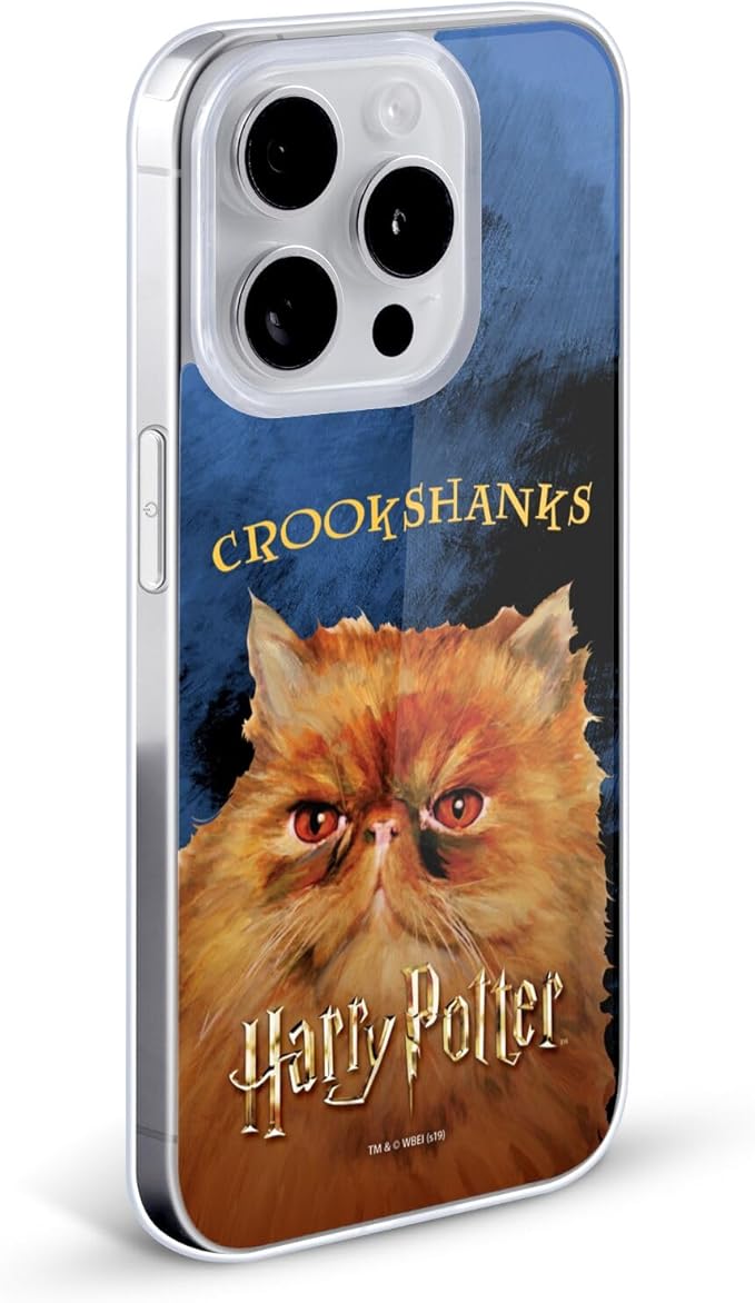Head Case Designs Officially Licensed Harry Potter Crookshanks Prisoner of Azkaban II Gel Case [Military Grade Protection] Compatible with Apple iPhone 17 Pro Max