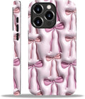 for iPhone 12 Pro Max Case,HL2 Abstract Ribbons Bows Hybrid 2 Layer Hard Shell Silicone Protective Pattern Design Case