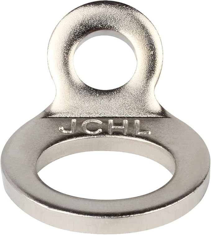 Stainless Steel Tie-Down Anchors Hooks Multi-Purpose Dirt Bike Tie Down Strap Rings for Motorcycle Dirtbike ATV Trailer Truck Rosa-Gold (10-Pack)