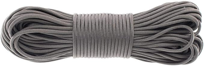 Paracord Planet Solid Color 550lb Paracord – 7 Strand Type III Nylon Cord for Indoor and Outdoor Tasks – Foliage Green (100 ft)