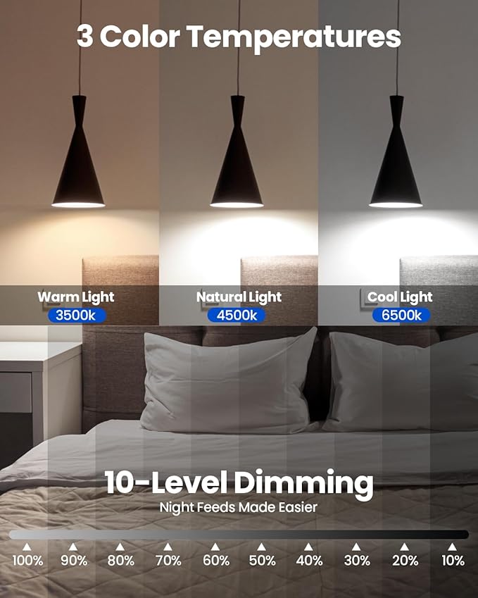 KINDEEP Rechargeable Light Bulbs with Remote, E26 Battery Operated LED Bulb: 2000mAh Dimmable Wireless Backup Light Bulb with 15 Colors & 3 Timer for Non-Hardwired Lamps Wall Sconce, 1 Pack