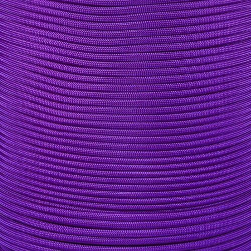 Paracord Planet | Type II Commercial Grade 425 Paracord – 425 LB Tensile Strength W/ 3mm Diameter (Acid Purple, 50 FT)