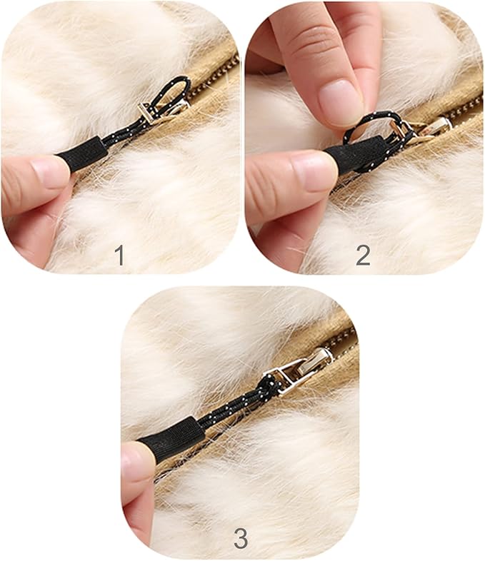 Zipper Pulls, 8PCS Black