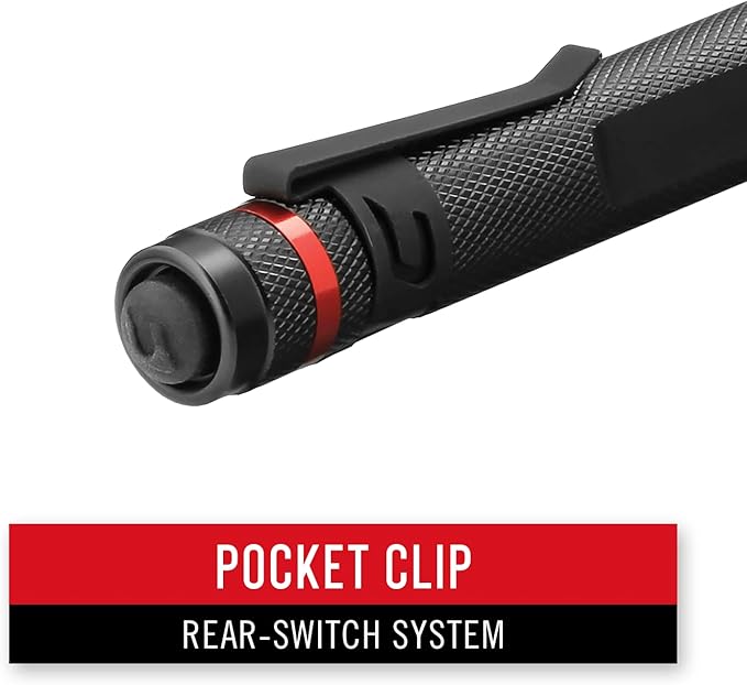 Coast G20 Inspection Beam LED Penlight with Adjustable Pocket Clip and Consistent Edge-to-Edge Brightness, Black, 54 lumens, 1 Count, (Pack of 2)