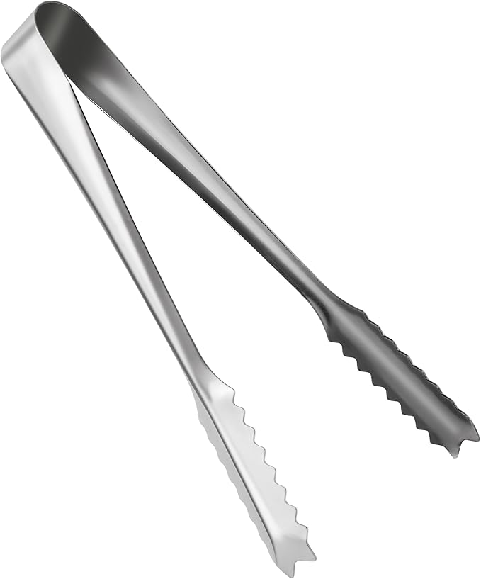 Ice Maker Scoop with Magnetic Hook Holder, Kitchen Ice Scoop for Refrigerator, Multipurpose for Pet Food, Flour, Grains, Candy (Polished stainless steel)