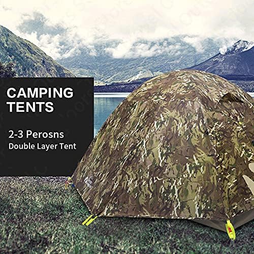 Ultralight Tent, Waterproof Compact Backpacking Tents for 2 Person, Easy Setup, Portable Lightweight, Cycling Hiking Camping, 3 Seasons, with Storage Bag - Image 2