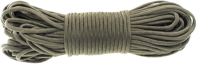 Paracord Planet Solid Color 550lb Paracord – 7 Strand Type III Nylon Cord for Indoor and Outdoor Tasks – Khaki (50 ft)