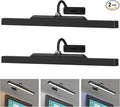 2Pack Picture Light, 13Hrs Lasting Battery Operated Picture Lights for Paintings,16in Remote Control Display Art Light with Timer for Wall Painting, Frame, Portrait, Display,Artwork,Gallery- Black