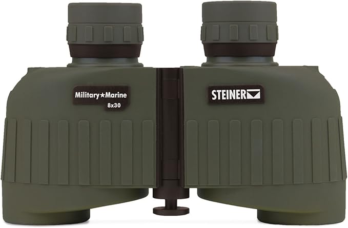 Steiner Military-Marine 8x30 Binoculars – Professional Grade High-Contrast Optics with Sports-Auto-Focus, Floating Prism Shock Absorption, and Heritage Warranty
