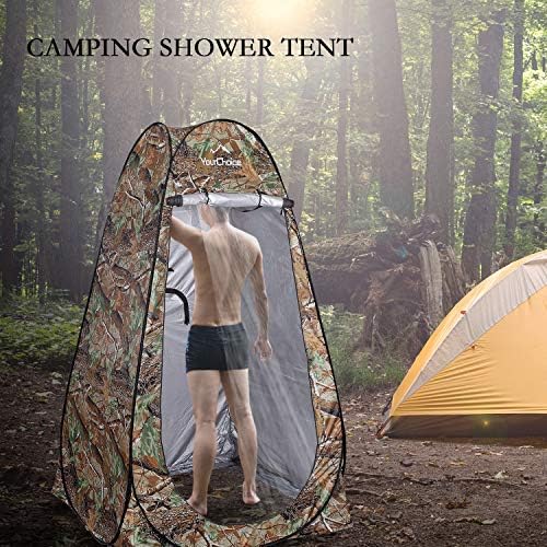 Your Choice Pop Up Shower Tent 47.2" Wx74.8/82.7" H Privacy Changing Tent - Image 4