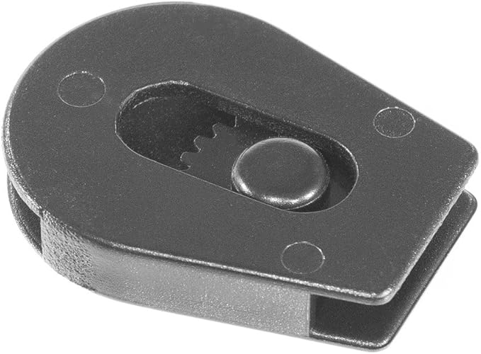 Wheeled Cord Lock Stopper (100 Pack) - Heavy Duty - Clamp Toggle End Slider for Shock Cord, Bungee, Paracord, Drawstrings