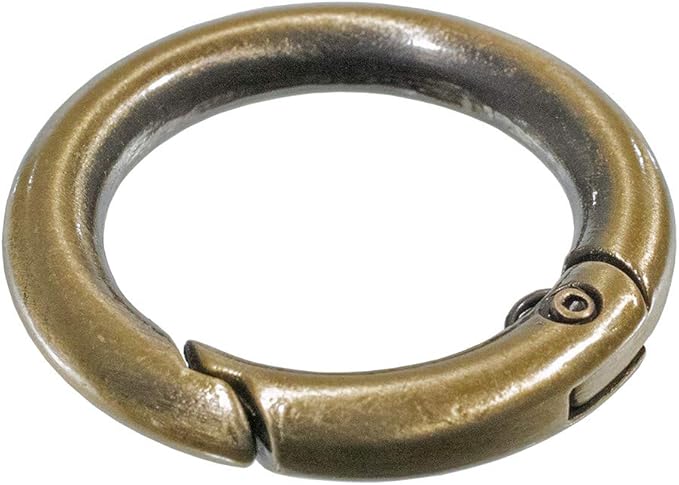 Paracord Planet Spring Gate O Rings – Available in 3/4 Inch and 1 Inch Sizes – Silver, Bronze, and Gold Color Options (25 Pack, 3/4 Inch, Bronze)