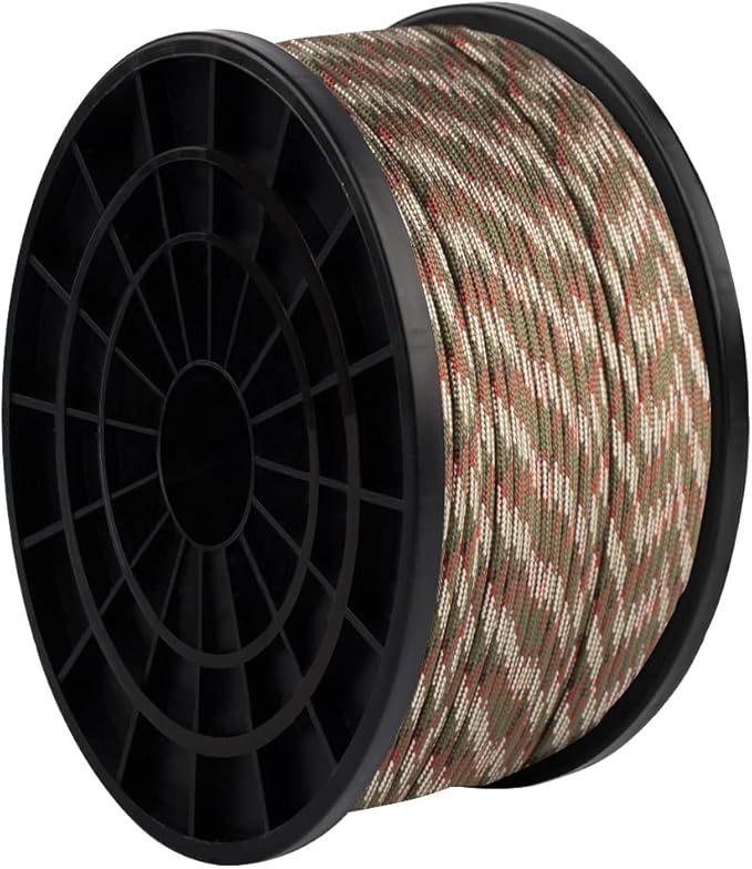 HERCULES Type III Paracord 550 Paracord Rope Parachute Cord, 100' Camo for Survival Rope, Survival Cord