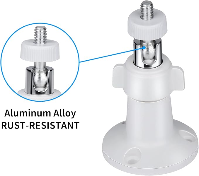 Wall Mount for All Arlo Camera, Arlo Ultra, Arlo Essential, eufyCam E/2C, Ultra/Ultra 2, & Others - Stick Up Cam Battery with 1/4 Screw Head （Camera not Included）(3pcs)