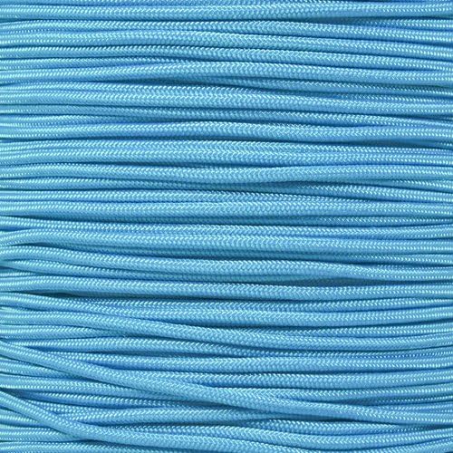 Paracord Planet 275lb Paracord – 3/32 Inch (2.38 mm) Nylon Crafting Cord with 5 Strand Inner Core – Neon Turquoise (250 ft)