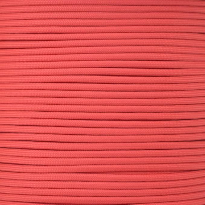 Paracord Planet Solid Color 550lb Paracord – 7 Strand Type III Nylon Cord for Indoor and Outdoor Tasks – Scarlet Red (100 ft)