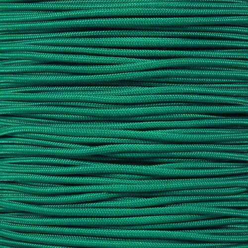 Paracord Planet 275lb Paracord – 3/32 Inch (2.38 mm) Nylon Crafting Cord with 5 Strand Inner Core – Kelly Green (25 ft)
