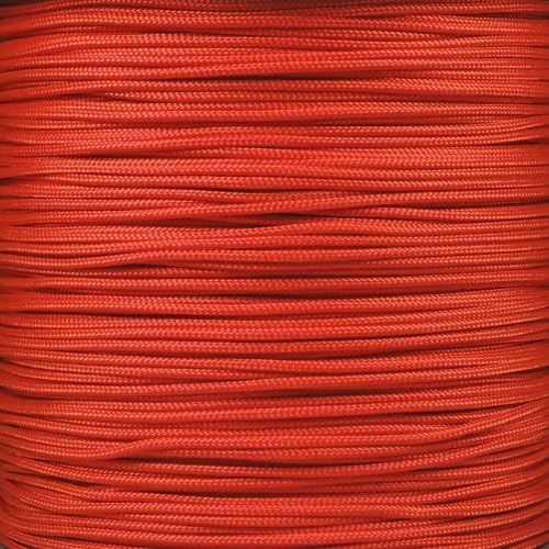 Paracord Planet 95lb Paracord – 1 Strand Type I Parachute Cord for Outdoors and DIY – Neon Orange (100 ft)