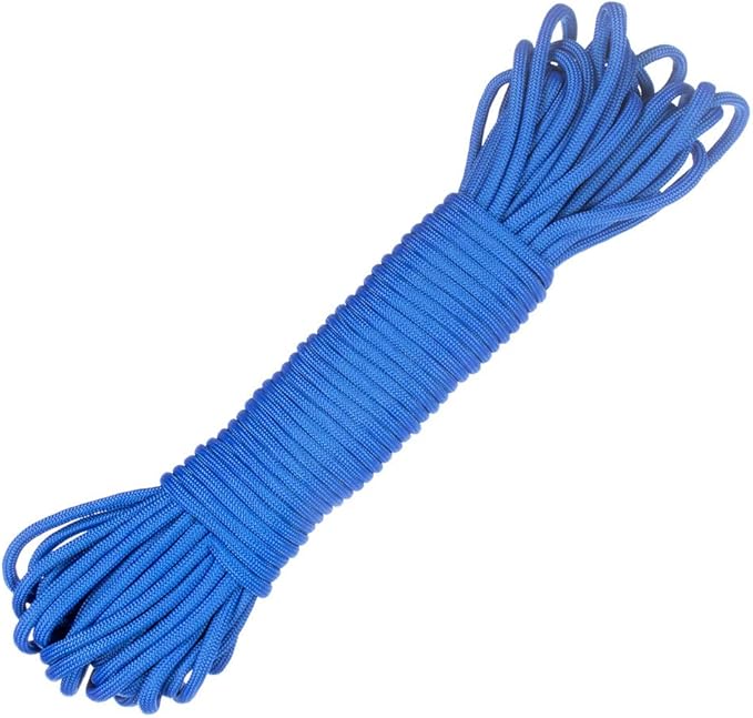 Paracord Planet Solid Color 550lb Paracord – 7 Strand Type III Nylon Cord for Indoor and Outdoor Tasks – Royal Blue (10 ft)