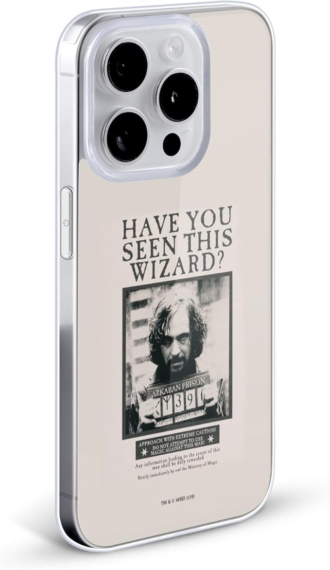 Head Case Designs Officially Licensed Harry Potter Sirius Black Poster Prisoner of Azkaban II Gel Case [Military Grade Protection] Compatible with Apple iPhone 17