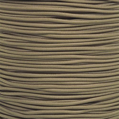 Paracord Planet 1/8-Inch Shock Cord for Replacements, Repairs, and Outdoors – Coyote Brown (10 ft)