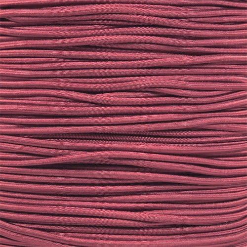 Paracord Planet 1/8-Inch Shock Cord for Replacements, Repairs, and Outdoors – Burgundy (25 ft)