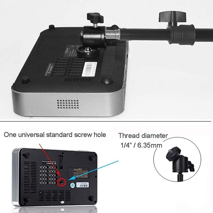 Projector Floor Stand, Folding Portable Tripod Mount - Adjustable Height 29" to 70"