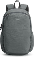 G4Free 15L Hiking Backpack Lightweight Small Travel Backpack Casual Daypack for Women Men Outdoor Campus, Gray
