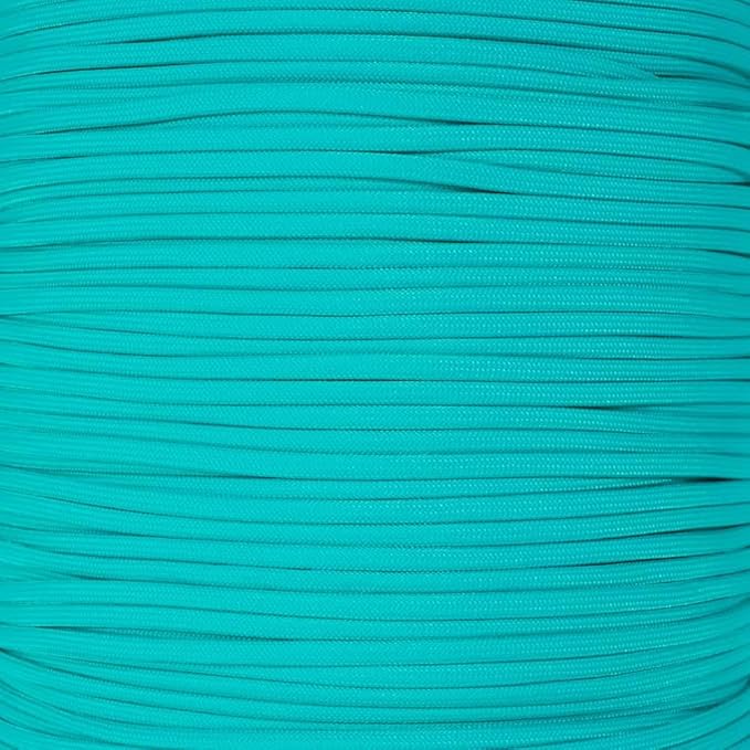 Paracord Planet Solid Color 550lb Paracord – 7 Strand Type III Nylon Cord for Indoor and Outdoor Tasks – Seafoam Green (10 ft)