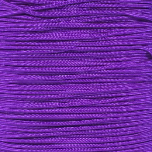 Paracord Planet 275lb Paracord – 3/32 Inch (2.38 mm) Nylon Crafting Cord with 5 Strand Inner Core – Acid Purple (10 ft)