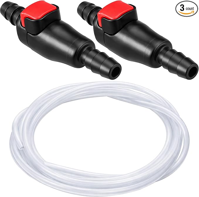 Quick Connection Kit for Water Reservoir Quick Connect Replacement Food-Grade Heat-Resistant for Hydration Bladders with 1/4" ID Silicone Tubing for Outdoor Camping Cycling Running
