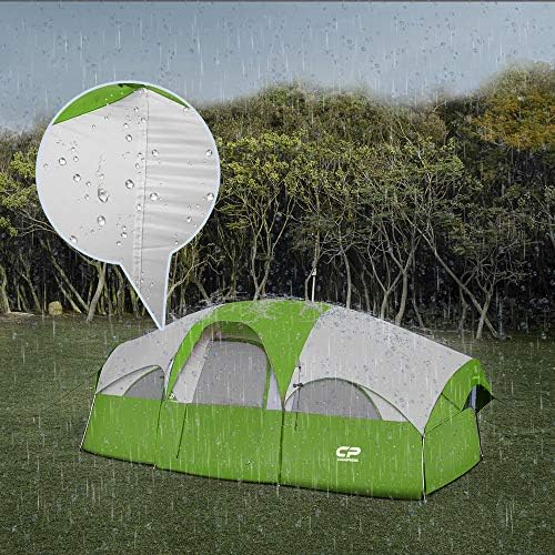 CAMPROS CP 8 Person Camping Tent, Room Divider, Rainfly, Weather Resistant - Image 4