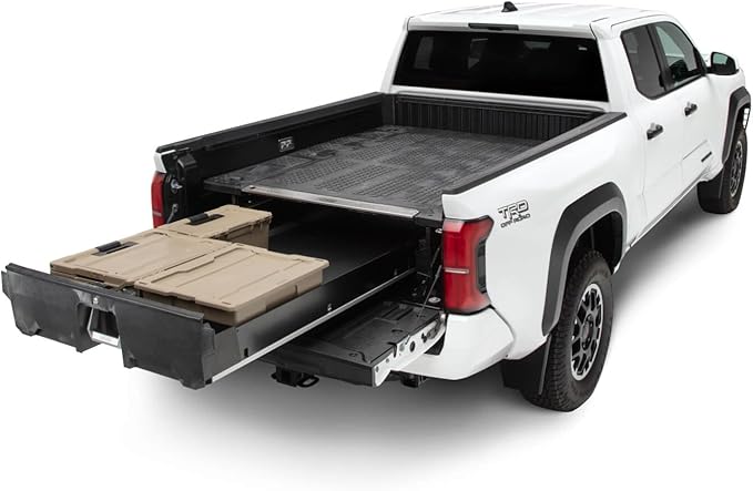 DECKED Truck Bed Storage System with System Accessories | Compatible with Toyota Tacoma (2005-2023) 6'2"