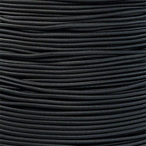 1/8 Inch Shock Cord (also known as bungee cord) for Replacement, Repair, and Outdoors (10 Feet, Black)