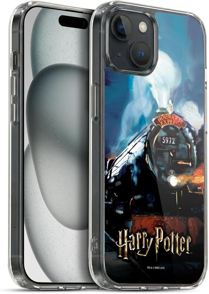 Head Case Designs Officially Licensed Harry Potter Hogwarts Express Prisoner of Azkaban II Gel Case [Military Grade Protection] Compatible with Apple iPhone 15 Plus and Compatible with MagSafe