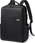 Laptop Backpack for Women, Work Business Traval Computer Backpacks with Laptop Compartment Waterproof Casual Daypack for Travel College,14Inch,Black