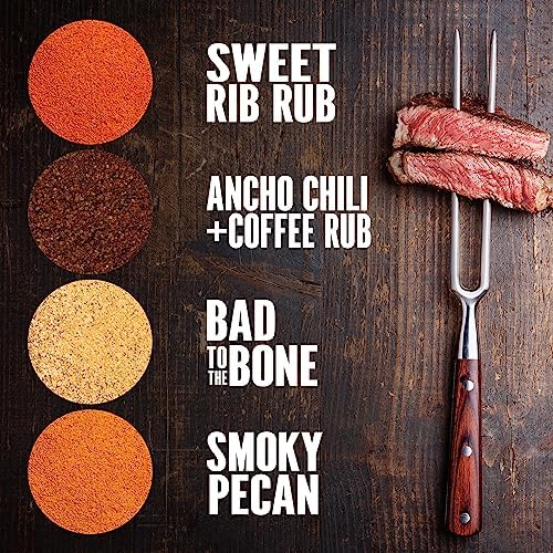 The Spice Lab Grilling Spices and Seasonings Gift Set Kit, 4 BBQ Rubs - Image 3