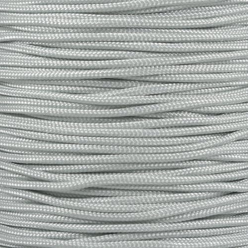 Paracord Planet 325 Paracord – 3 mm Type II Nylon Parachute Cord with 3 Inner Strands (Silver Gray, 250 ft)