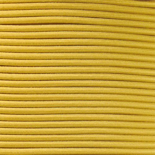 Paracord Planet 1/8-Inch Shock Cord for Replacements, Repairs, and Outdoors – Yellow (50 ft)