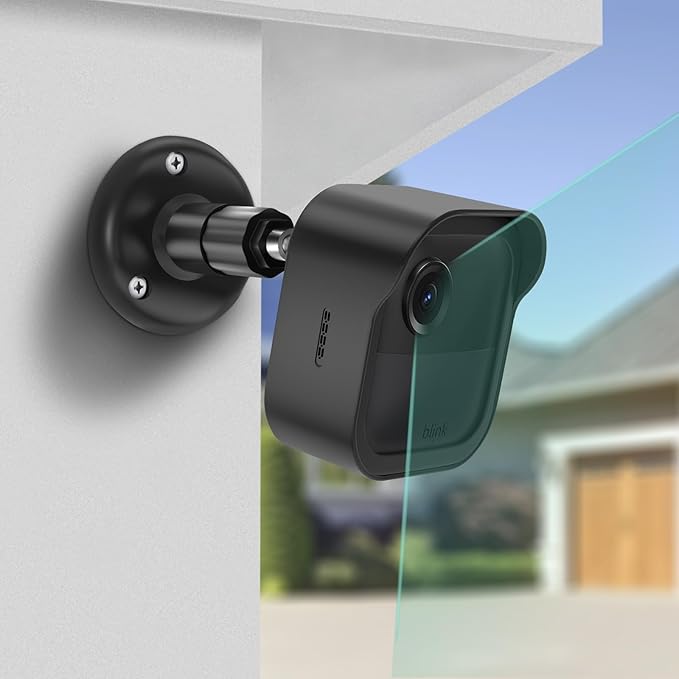 All-New Blink Outdoor Camera Wall Mount,5 Pack Weatherproof Housing, 360 Degrees Adjustable Bracket with Sync Module Core Mount for Blink Outdoor 2K+, 4th & 3rd Gen , Black(Camera is Not Included)