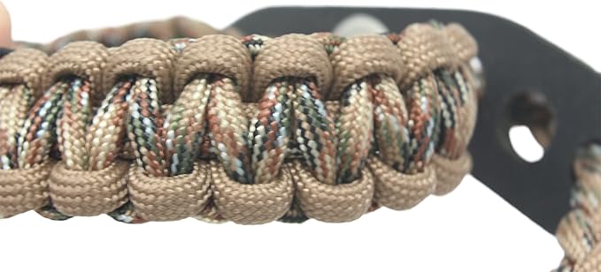Realtree® Paracord Archery Bow Wrist Sling - 100% Full Grain Leather 550 Paracord