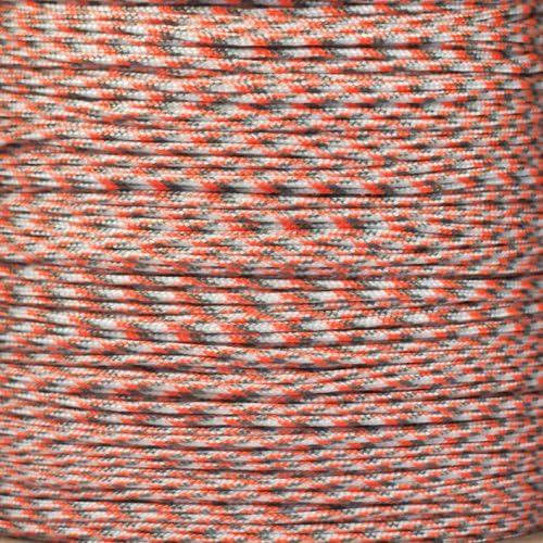 Paracord Planet 95lb Paracord – 1 Strand Type I Parachute Cord for Outdoors and DIY – Orange Camo (10 ft)