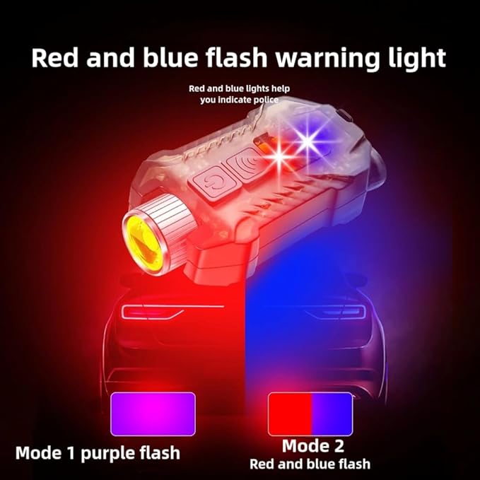 Headlamp 3 Packs,230° Wide Beam Super Bright Head Lights,Detachable Mini flashligh,Type-C USB Charging,9 Light Modes,Lightweight for Rock Climbing, Running, Repairing, Fishing, Cycling (2, Black)
