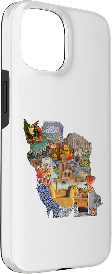 Map of Persian empire, Iran Map Case for iPhone 15