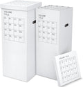 PerKoop 2 Pack Blueprint Holder Storage Organizer for Storing Poster Anchor Charts 32 Slots 31 x 14.2 x 14.2 Inch Blueprint Roll File Holder for Architectural Map School Office Home Items