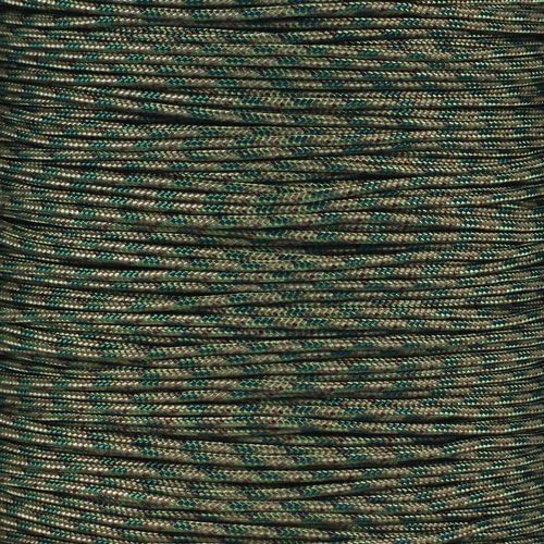 Paracord Planet 95lb Paracord – 1 Strand Type I Parachute Cord for Outdoors and DIY – Dark Multicamo (100 ft)