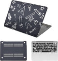 Hard Cover for MacBook Air 13 inch Case 2010-2017 Release (Model A1466 A1369),Pattern Design Protective Case & TPU Keyboard Cover for Apple Laptop Air 13.3",Science Formula