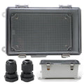 MAKERELE Waterproof Junction Box with Clear Cover,IP67 Waterproof Dustproof Universal Project Boxes for Electronics 11.4×7.5×5.5 inch（290×190×140mm）