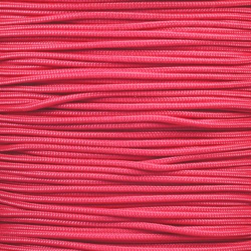 Paracord Planet 275lb Paracord – 3/32 Inch (2.38 mm) Nylon Crafting Cord with 5 Strand Inner Core – Fuchsia (1000 ft)
